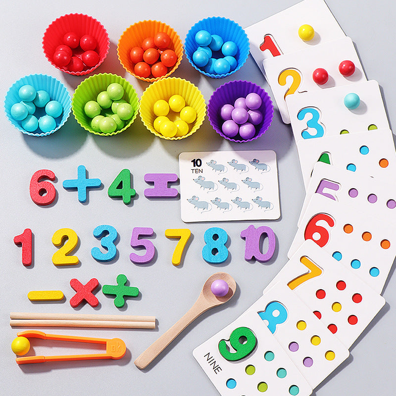 Outils d'enseignement des mathématiques Montessori pour enfants