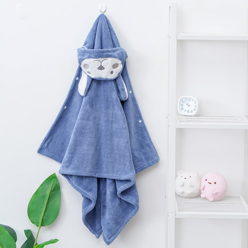 Serviette de bain pour enfant épaissie et absorbante