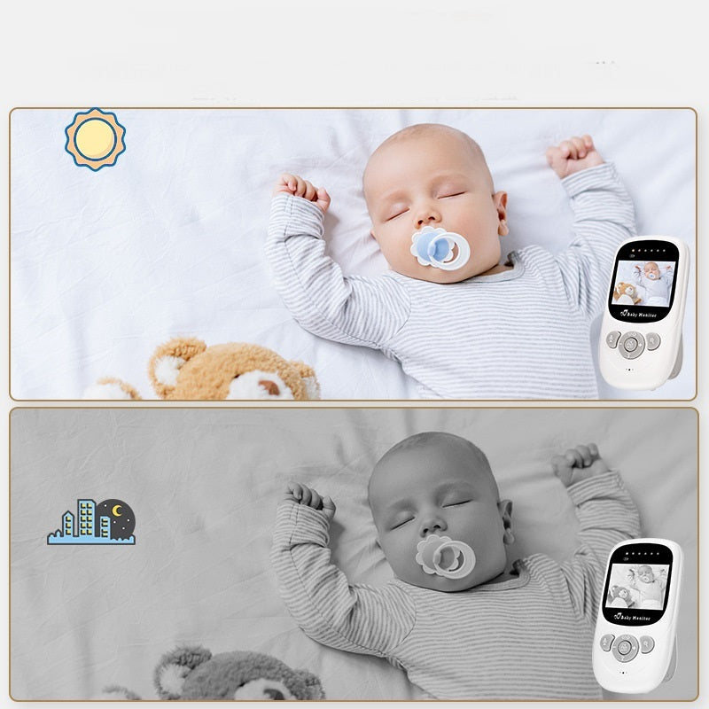 Caméra de surveillance sans fil pour bébé avec interphone vocal et commande à distance mobile