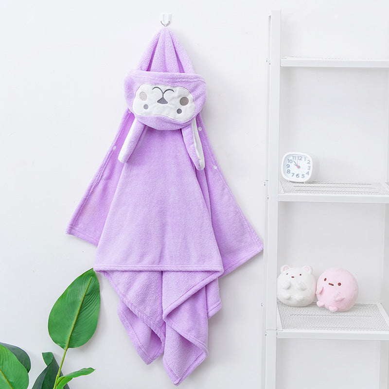 Serviette de bain pour enfant épaissie et absorbante