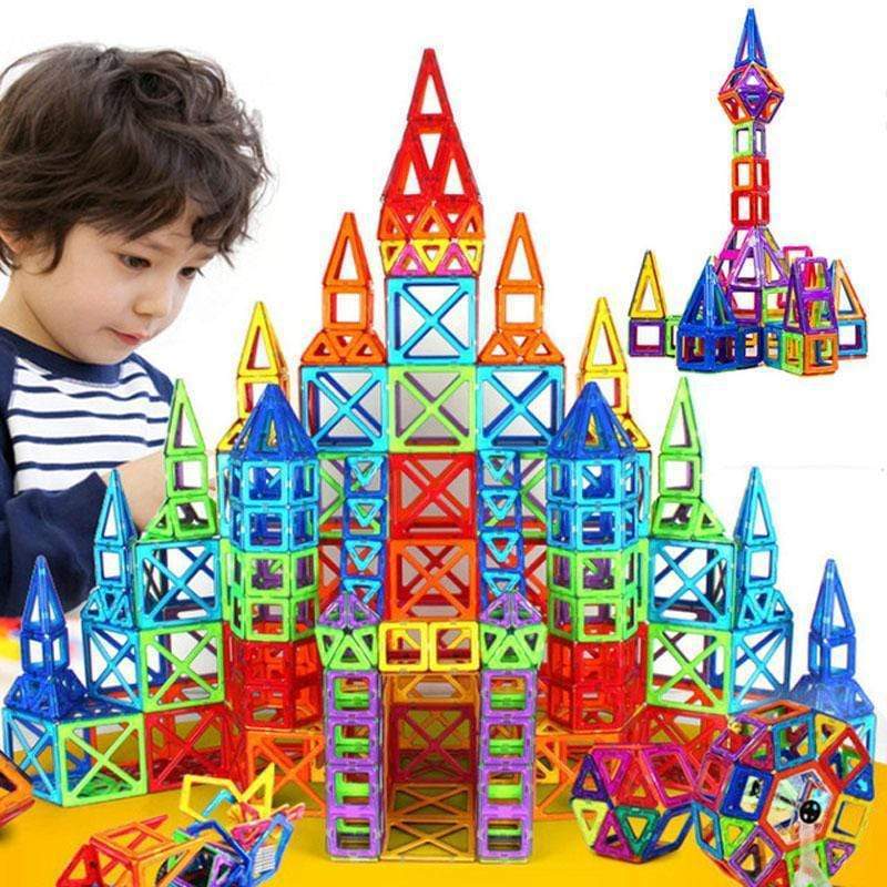 Blocs de construction magnétiques DIY - Jouets aimantés pour enfants