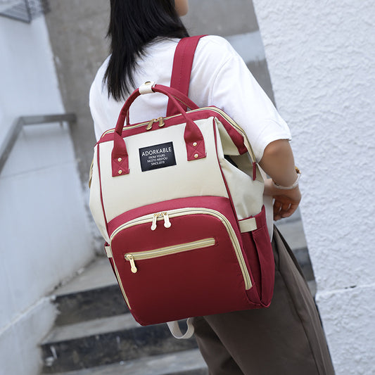 Sac à dos léger pour bébé, sac à couches amélioré à grande capacité