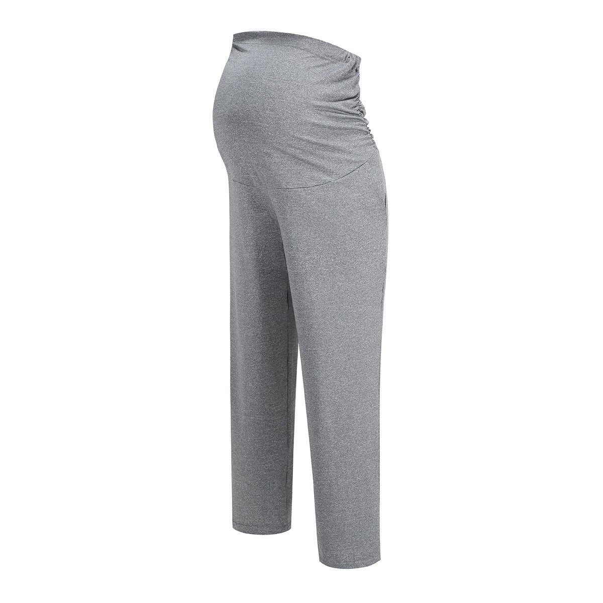 Pantalon droit pour femmes enceintes, coupe décontractée, taille ajustable et grande taille