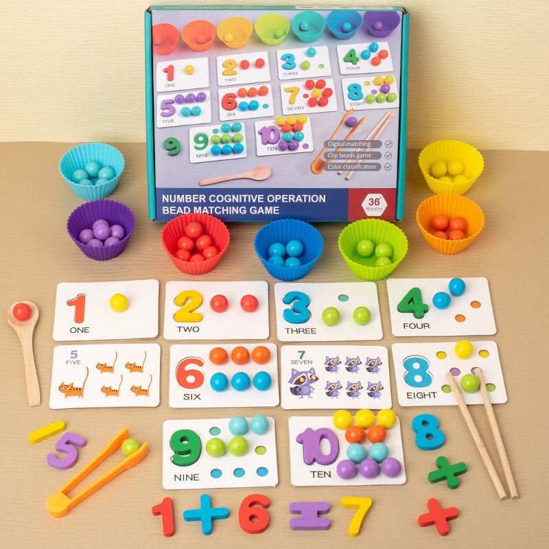 Outils d'enseignement des mathématiques Montessori pour enfants