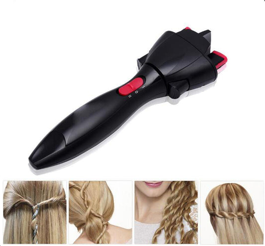 Tresse automatique pour cheveux, machine à tresser électrique USB, rouleau magique à faire soi-même, outil de coiffure, styler, chignon